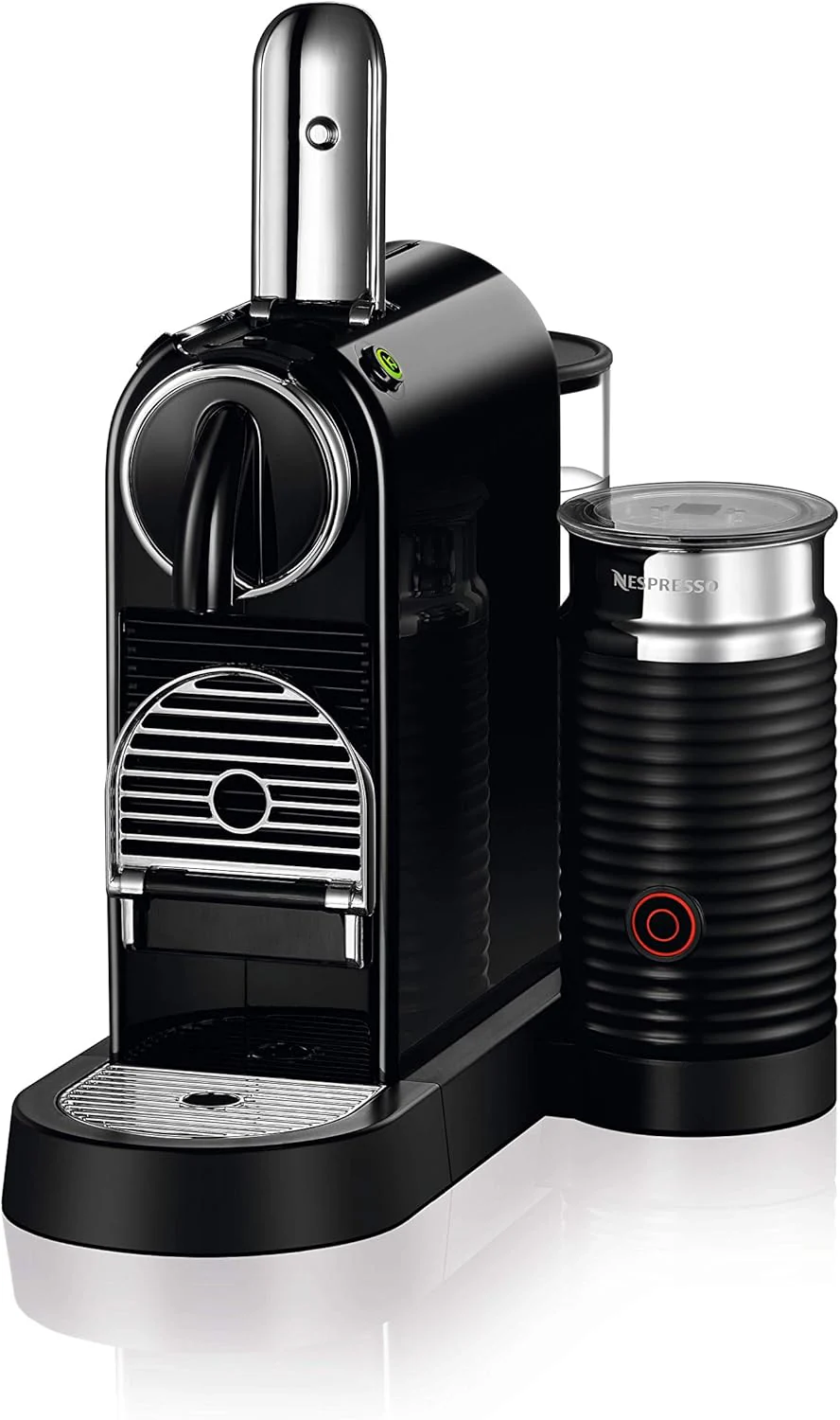 Nespresso De'Longhi EN267.BAE Citiz koffiezetapparaat met melkopschuimer, energiebesparende functie, 1710W, 1 liter, 37.2 x 21.8 x 27.7 cm, zwart