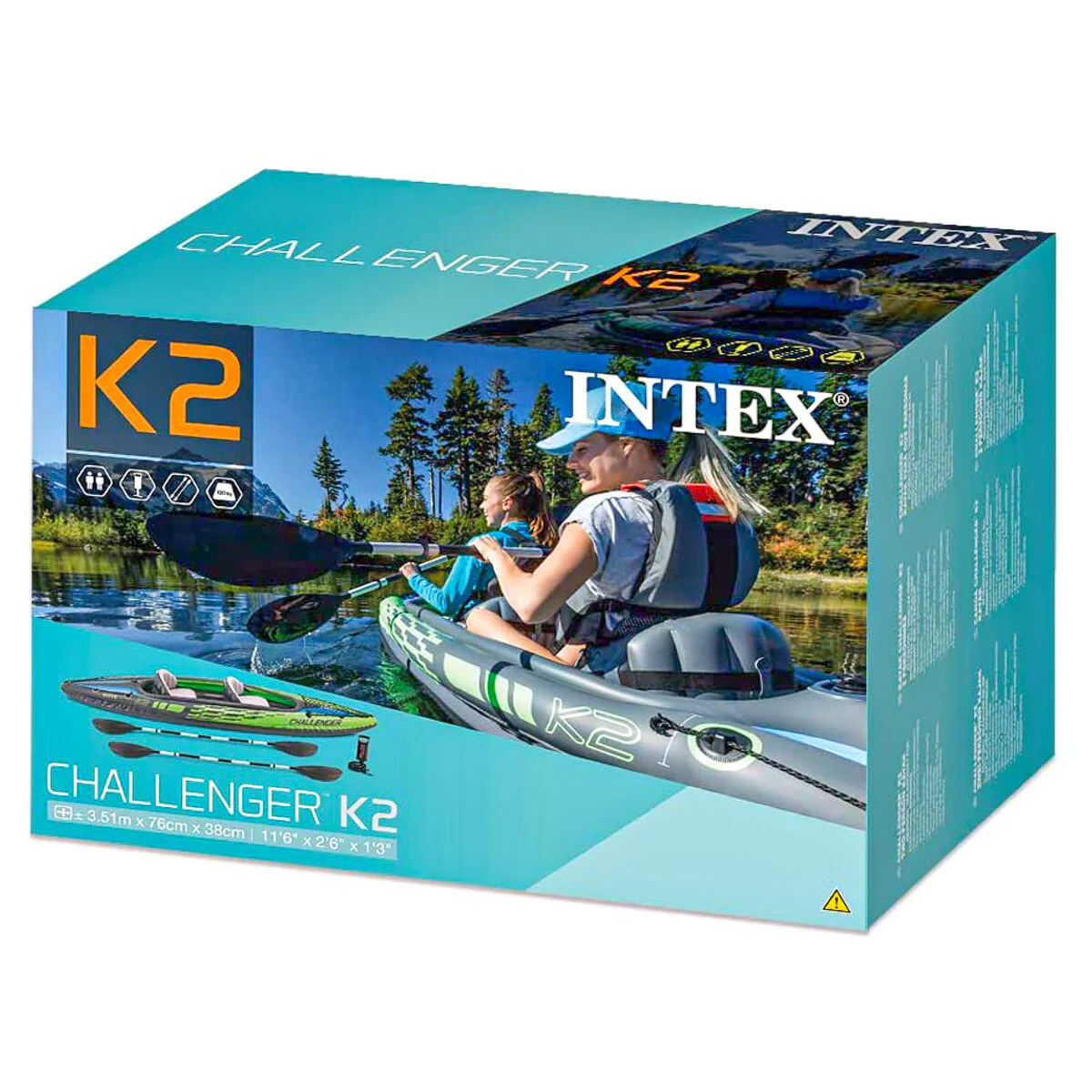 2025 Intex Challenger K2 Opblaasbare Kajak
