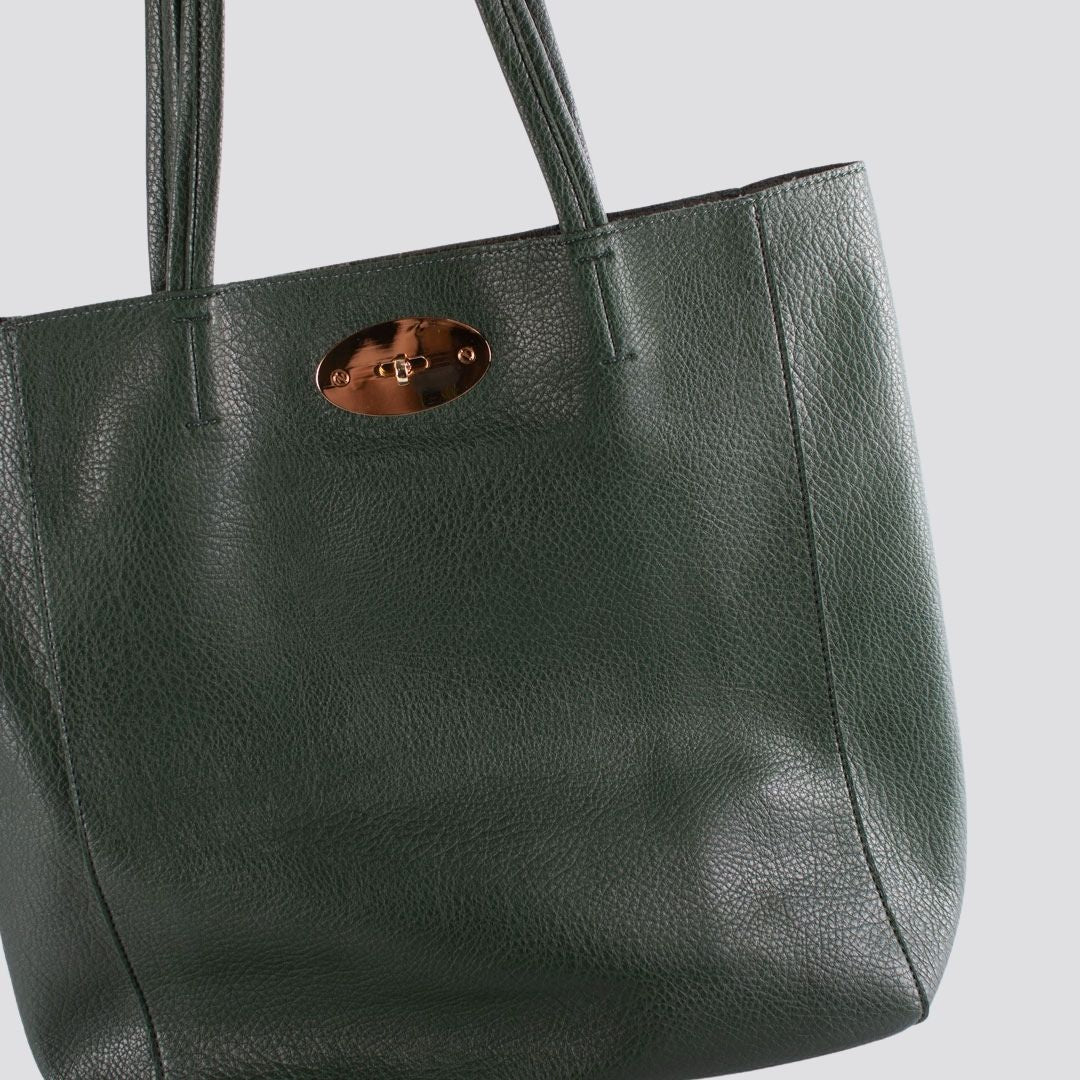Bella Classic Tote Bag | Dark Green