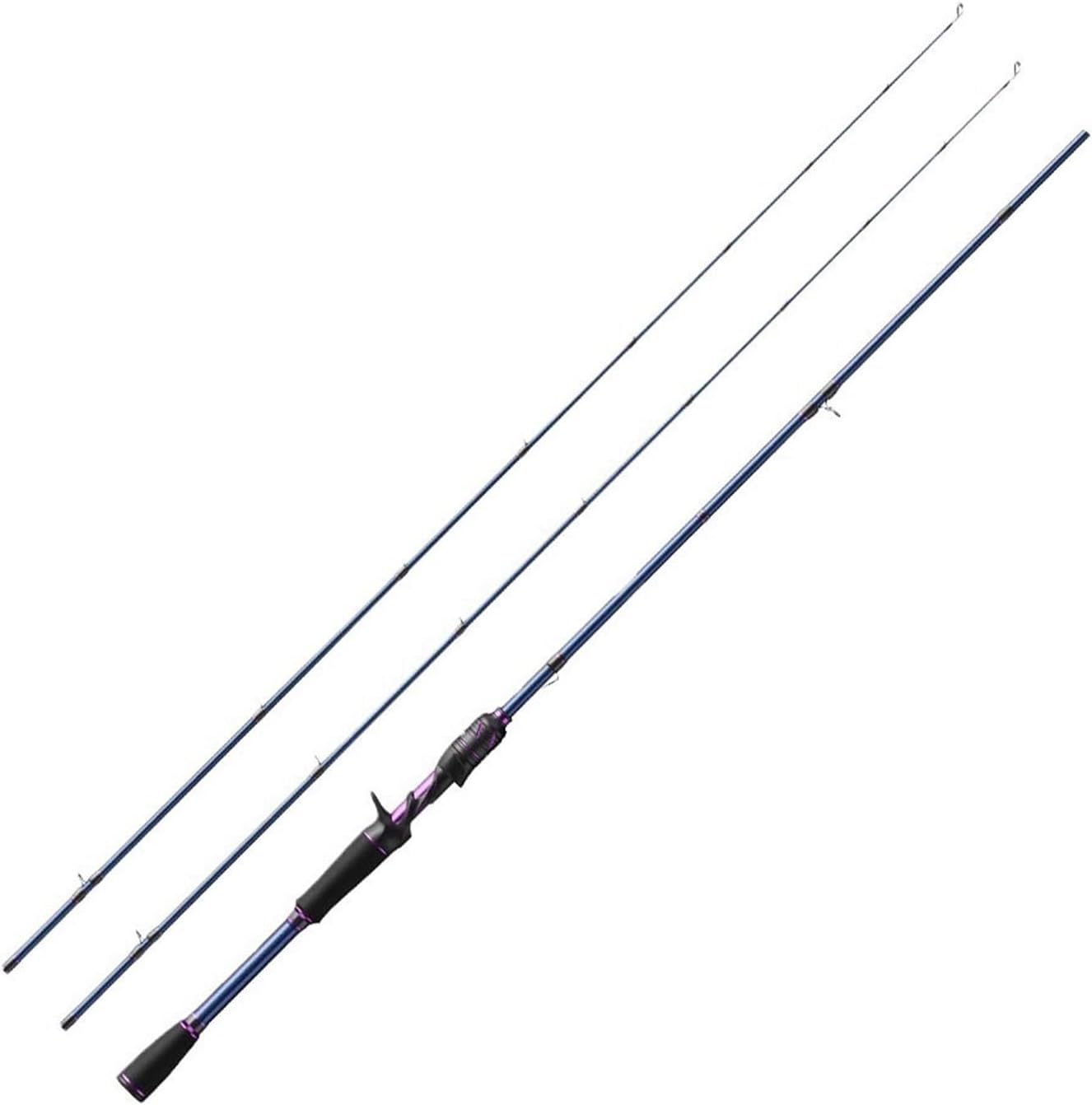 angelrute Carbon-Casting Angelrute 2,4 m Baitcastingrute for Bass Hecht Angeln Teleskop Karpfen Angelrute angelausrüstung