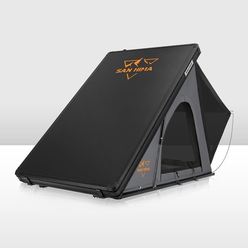 San Hima Kalbarri Lite Rooftop Tent Hardshell With Ladder Grey Camping 4WD 4×4