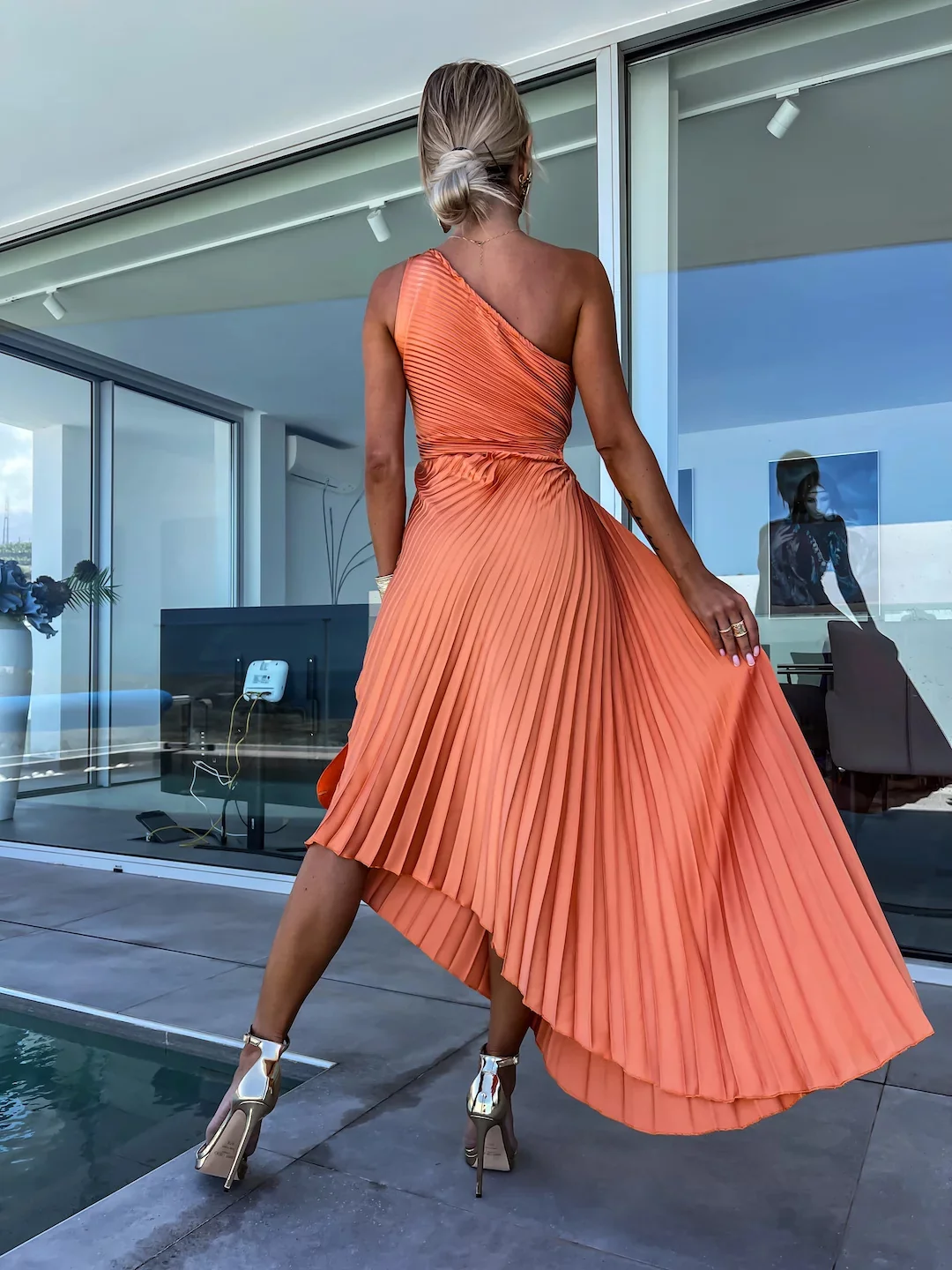 Elegantes Midi-Kleid Audrine �C Modern & Raffiniert