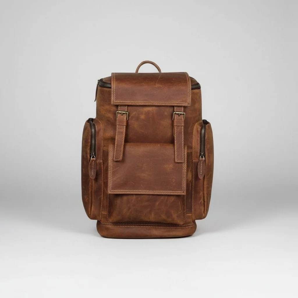 Orlando Full Grain Leather Rucksack