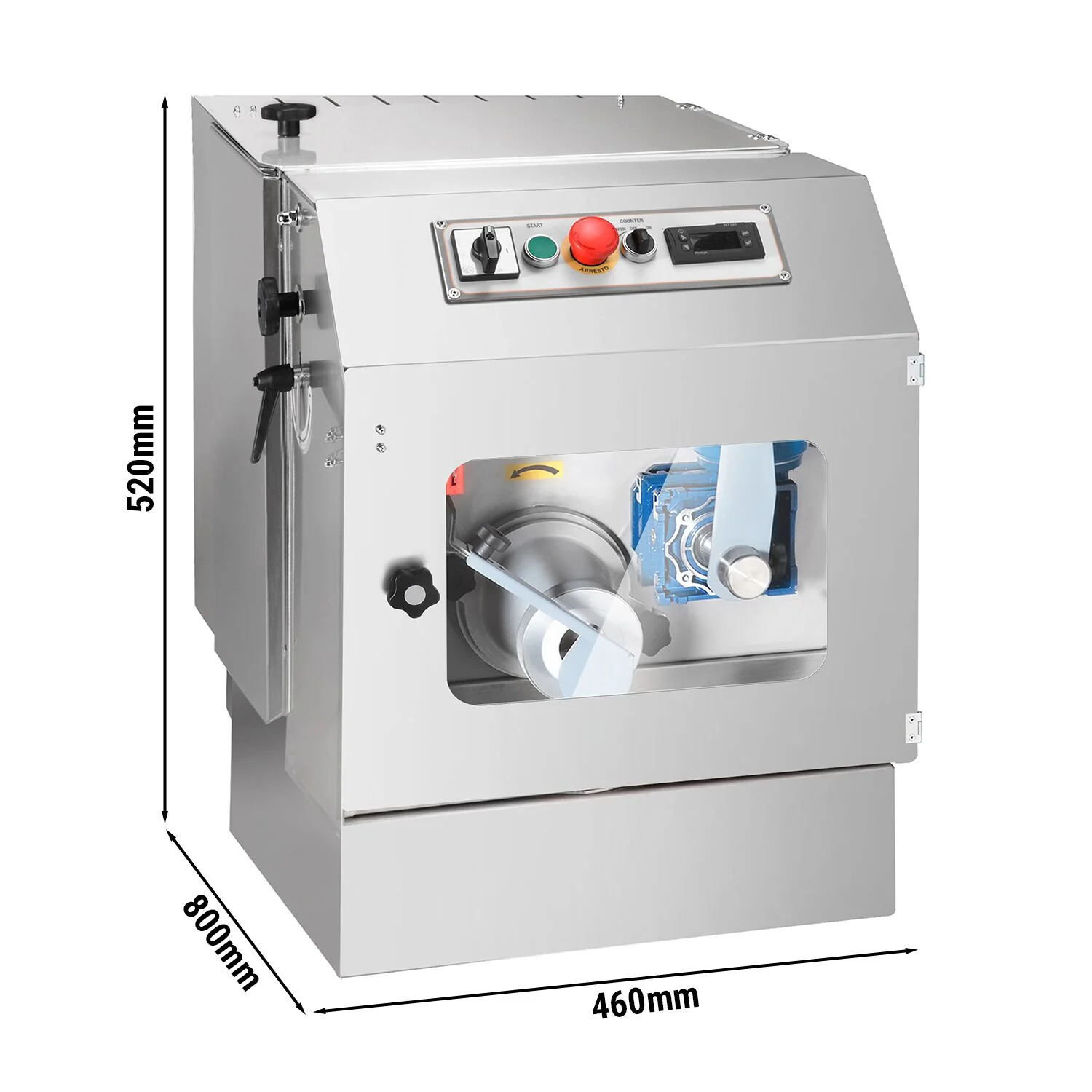 Deigdeler - 0,93 kW - Vektomr?de: ~50�C300 g - Kapasitet: 30 kg - maks. 340 stk/t
