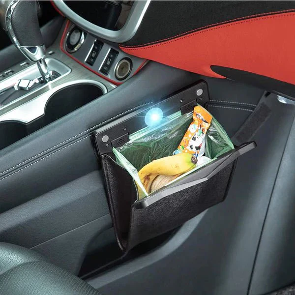 LuxeBin | Houd je auto netjes met deze innovatieve prullenbak!