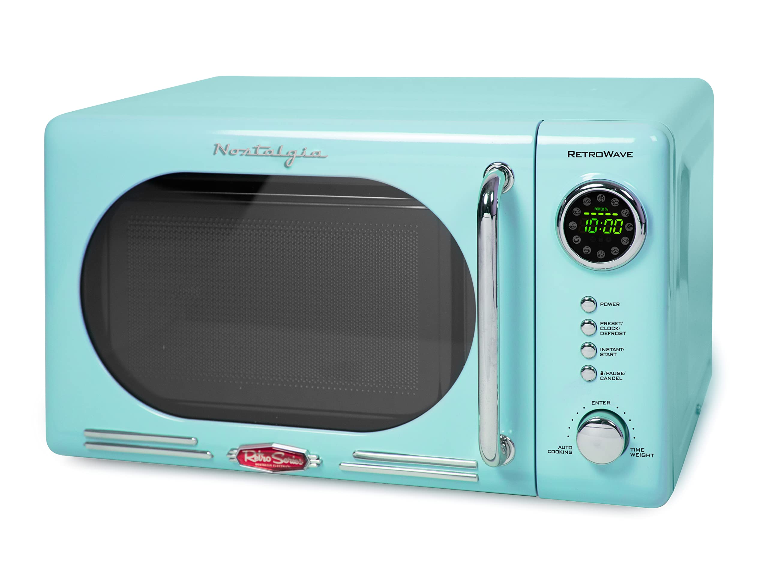 Nostalgia Countertop Microwave 700 Watts Toasting