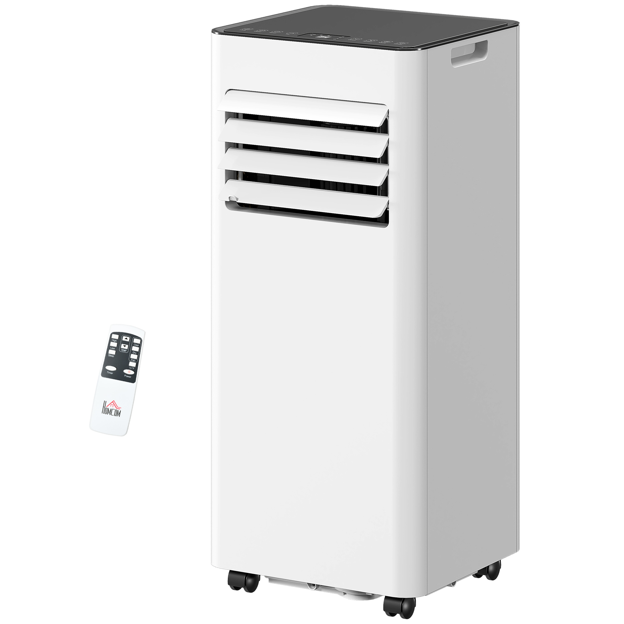 3-in-1 Airco, Ventilator met LED-Display, Wasbare Filter, Timer, Wit