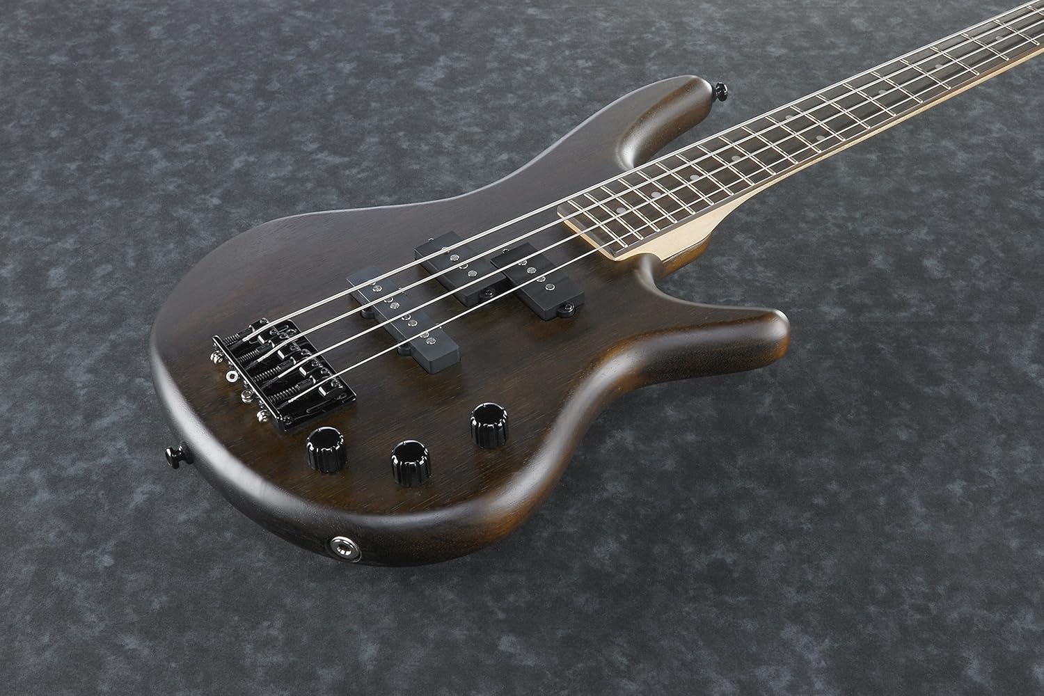 Ibanez GSRM20 GIO Series MiKro Short Scale Electric Bass Guitar - Walnut Flat Finish, 3/4