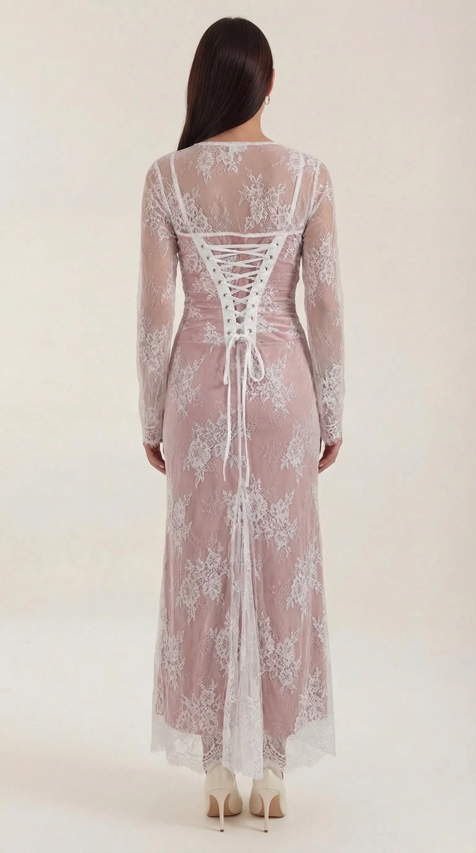 Spitzen-Maxikleid