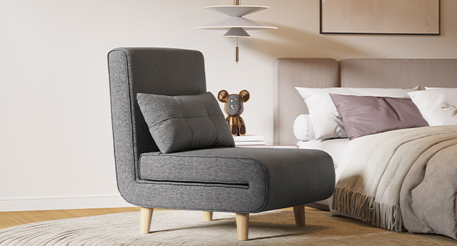 Convertible chair bed