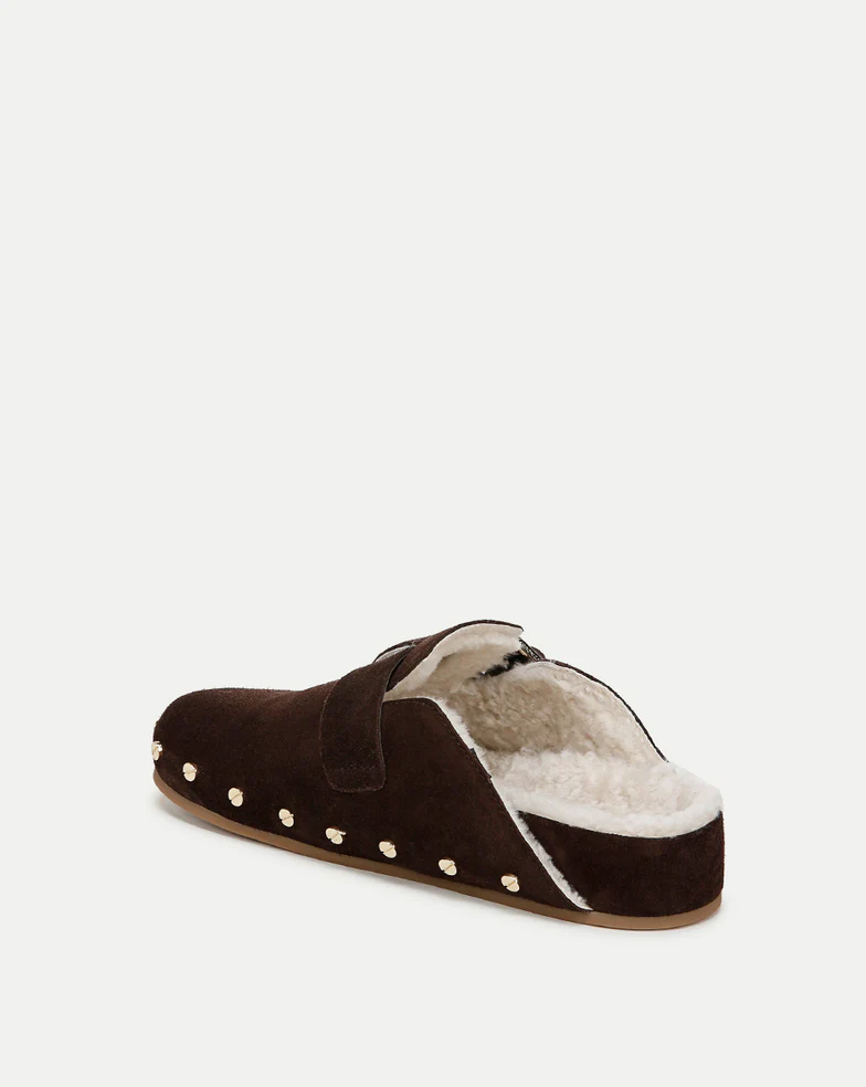 Veronica Beard Fern Shearling Clog