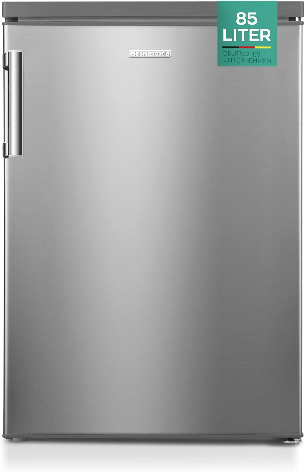 Heinrich´s Gefrierschrank 61Liter -18°C Freezer, 3x Gefrierschublade, 7 Stufen Temperaturregler, Airflow, wechselbarer Türanschlag weiß