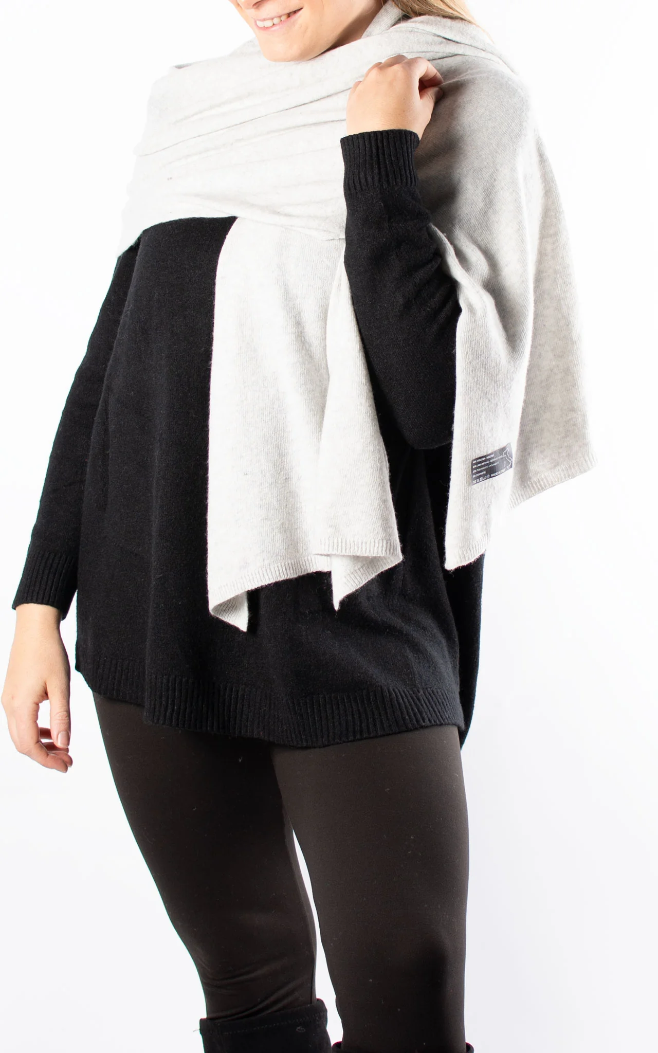 Scarf | Plain | Light Grey