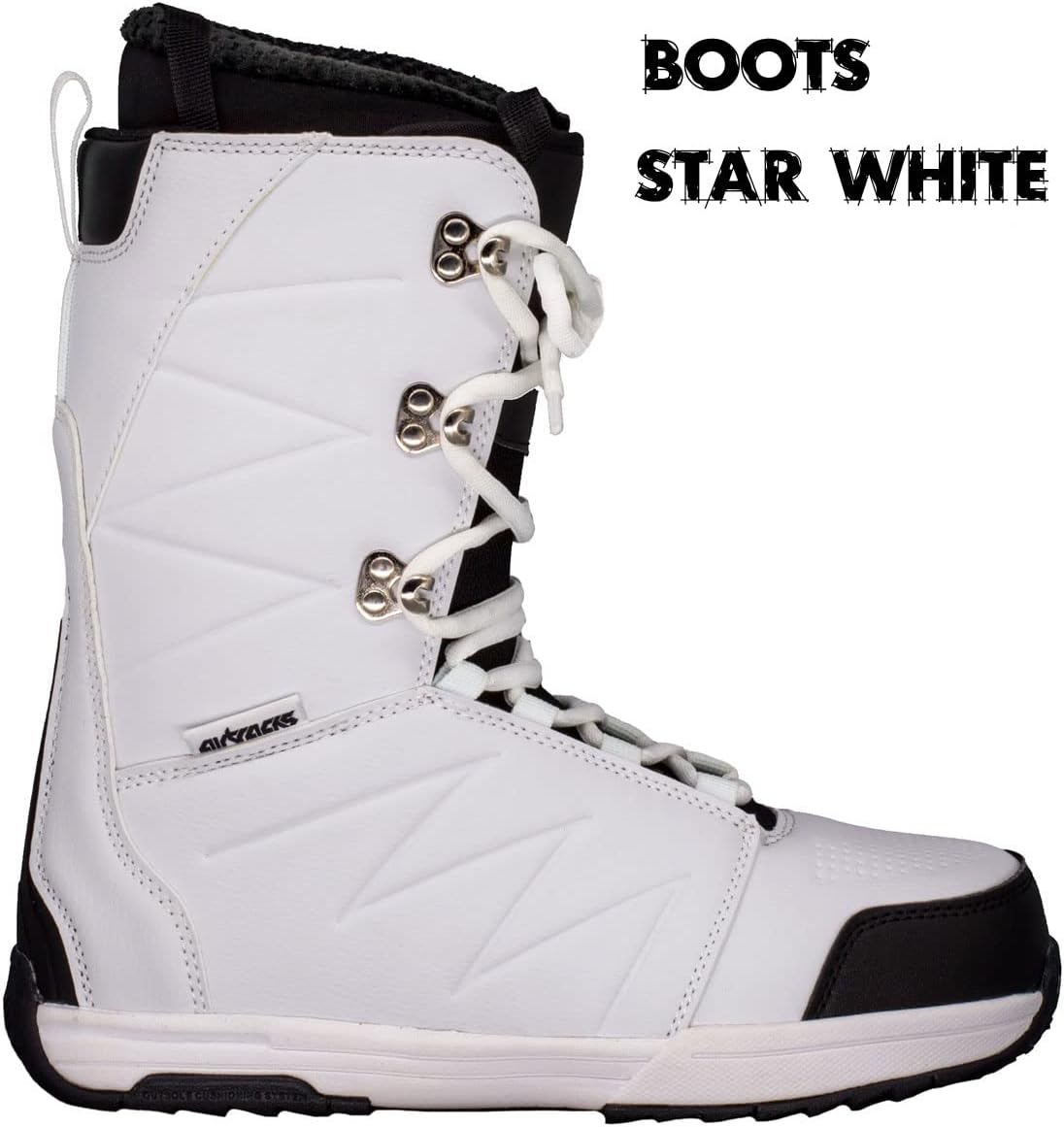 Airtracks Damen Snowboard-Set Akasha Flat Zero Rocker + Bindung Master W Fastec + Boots + Sb Bag 144 147 150 153 cm