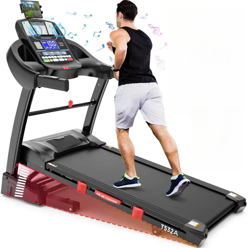4.5HP Foldable Treadmill. 15 Auto Incline Levels. 10MPH Speed. 300LB Capacity. Home Exercise Machine