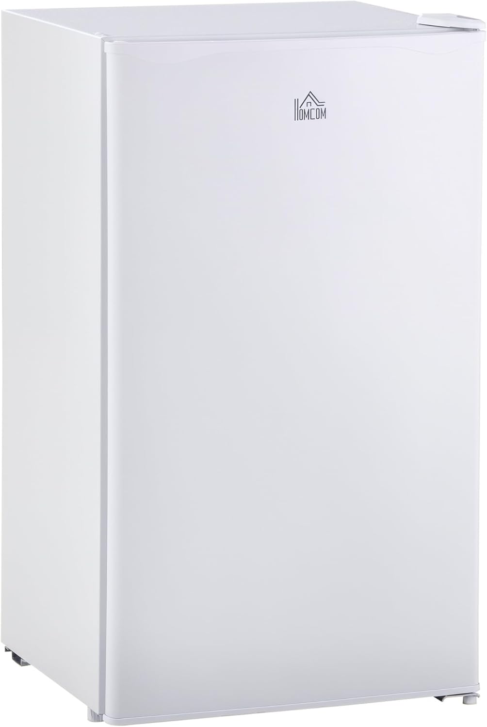 HOMCOM Réfrigérateur congélateur, petit réfrigérateur à une porte, 91 L, étagères modulables, compartiment congélateur, design sous-comptoir, blanc