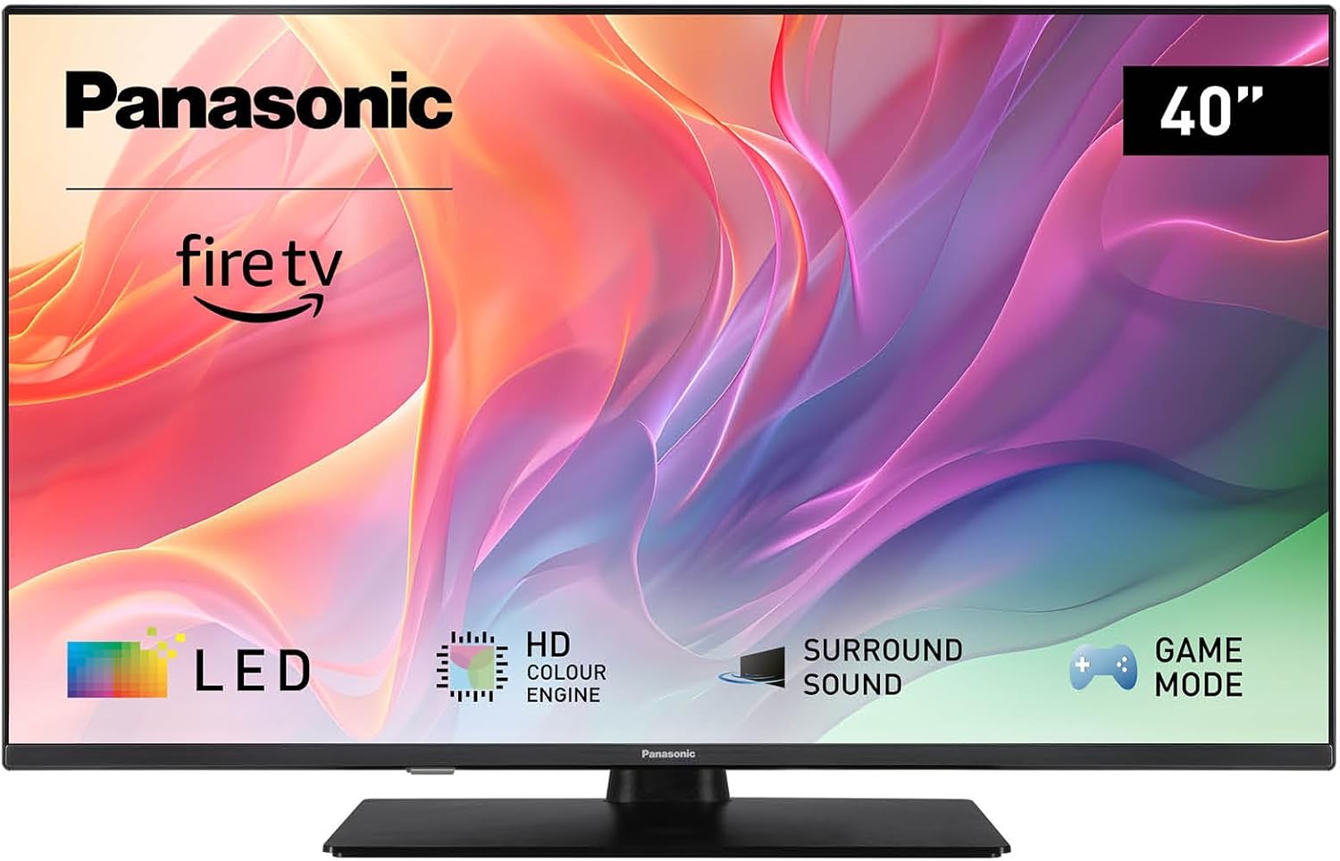 Panasonic TV-40S55AEZ, S55A Serie 40 Zoll Full HD LED Smart TV, 2024, Fire TV, HD Color Engine, HDR, Alexa Sprachsteuerung, Gaming-Modus, Media Player, für EIN außergewöhnlich visuelles Erlebnis
