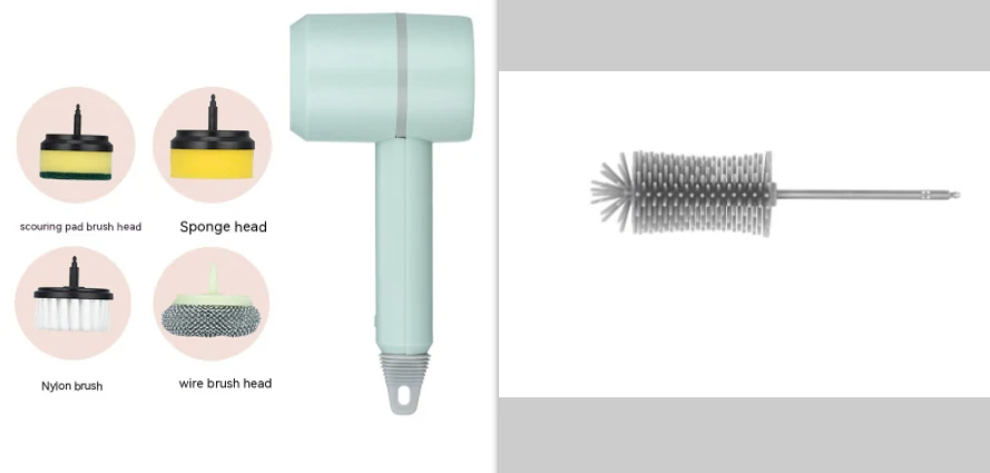 Cordless Electric Cleaning Brush �?USB Rechargeable Spin Scrubber for Kitchen, Bathroom & Tile Cleaning