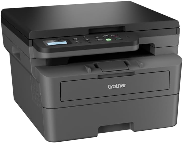 Brother DCP-L2620DW 3-in-1 Monochrom-Laser-Multifunktionsdrucker, 32 ppm, automatischer Duplexdruck, 2-zeiliges LCD-Bedienfeld, USB und 5 GHz WLAN