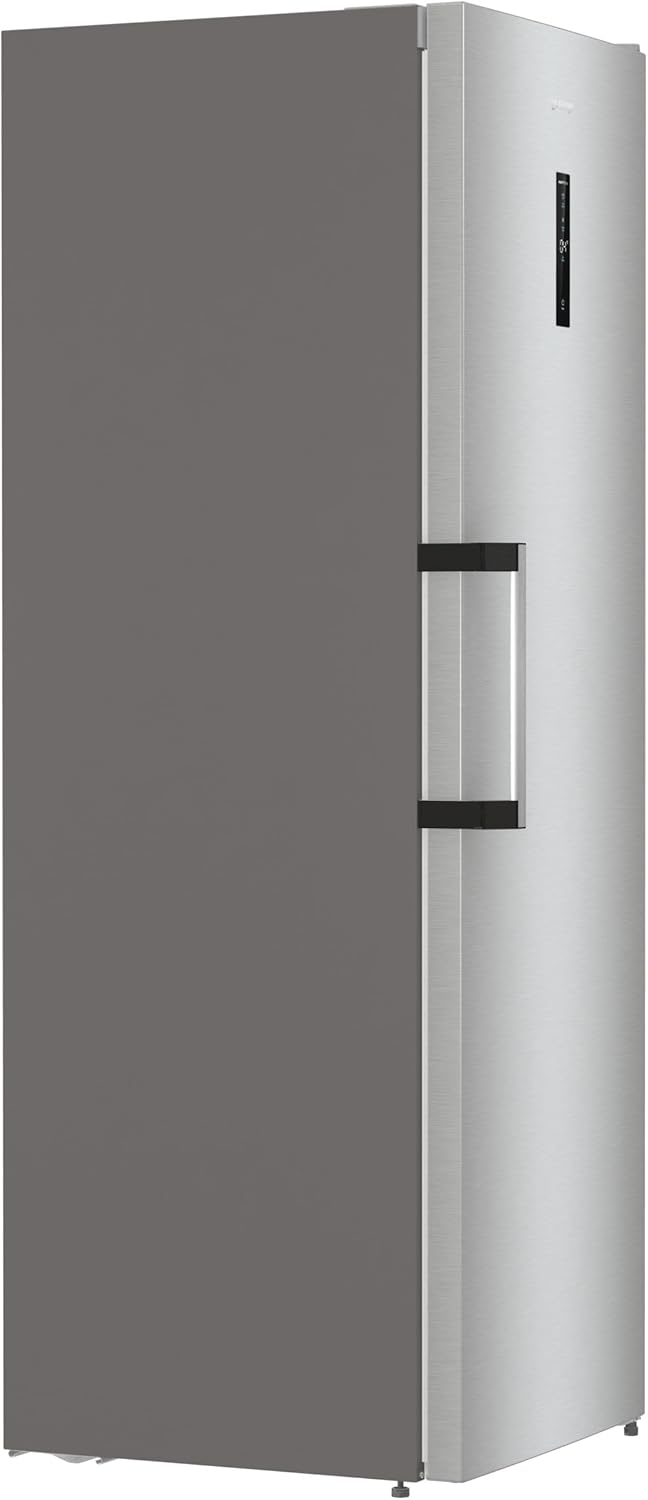 Gorenje R 619 DAXL6 Kühlschrank/AdaptTech/FreshZone/Schnellkühlfunktion/Umluft-Kühlsystem/LED Display / 398l / 185cm / EEK D/Edelstahl
