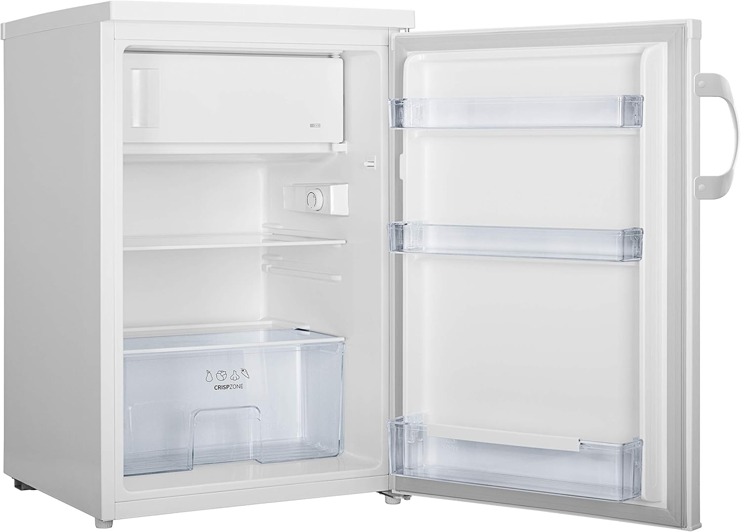 Gorenje RB 492 PW Tischkühlschrank mit Gefrierfach / 119L / LED Beleuchtung / 56cm Breite / 84,5 cm Höhe
