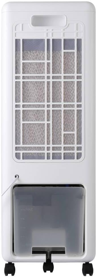 Sygonix Luftkühler 50 W (L x B x H) 272 x 270 x 942 mm Weiß mit Fernbedienung, Oszillierend, Timer, LED-Display