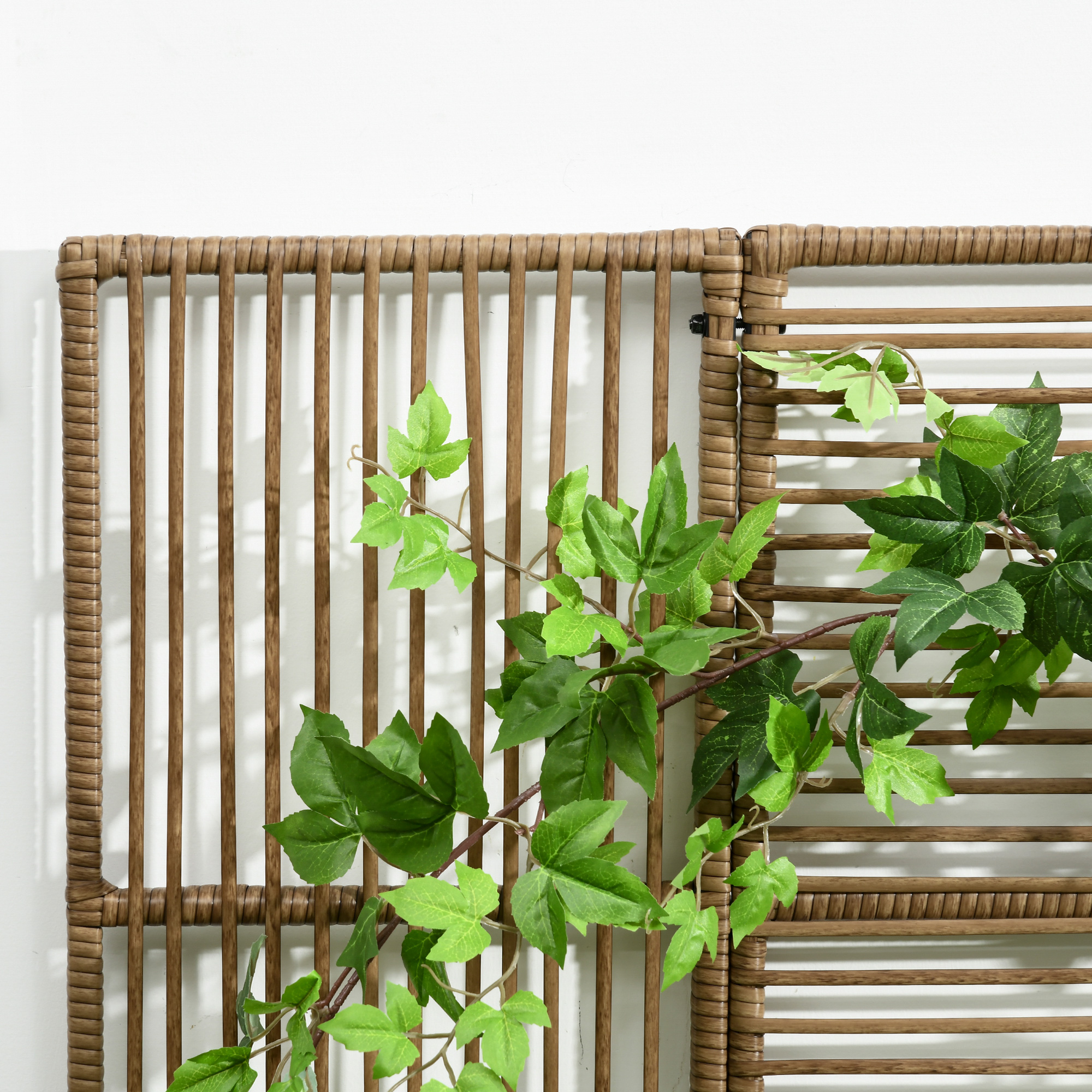 Plantenbak Bloembak met Klimhulp, Weerbestendig, 103 cm x 103 cm x 29 cm, Zand