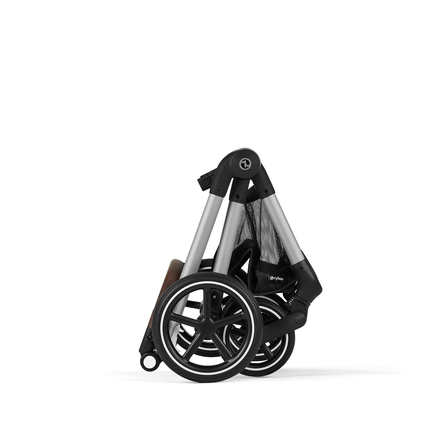 CYBEX Gold Kinderwagen EOS Lux 2-in-1, Reisesystem, Ab Geburt bis 22 kg (ca. 4 Jahre), Moon Black