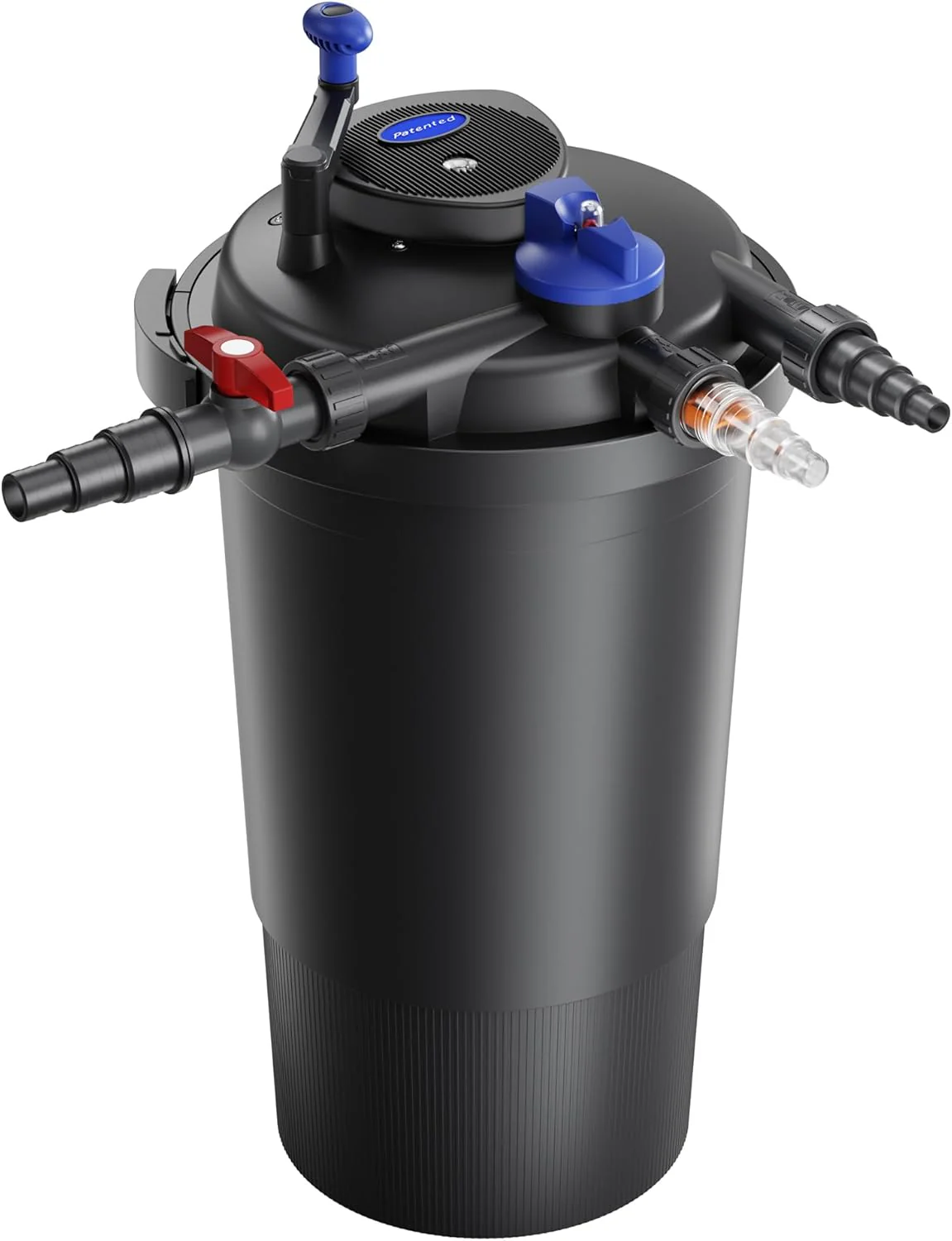 SunSun CPF-15000 drukfilter 10.000 l/u / 18 W UVC-eenheid, vijverdrukfilter voor vijvers tot 30.000 liter, vijverzuiveraar, filterinstallatie