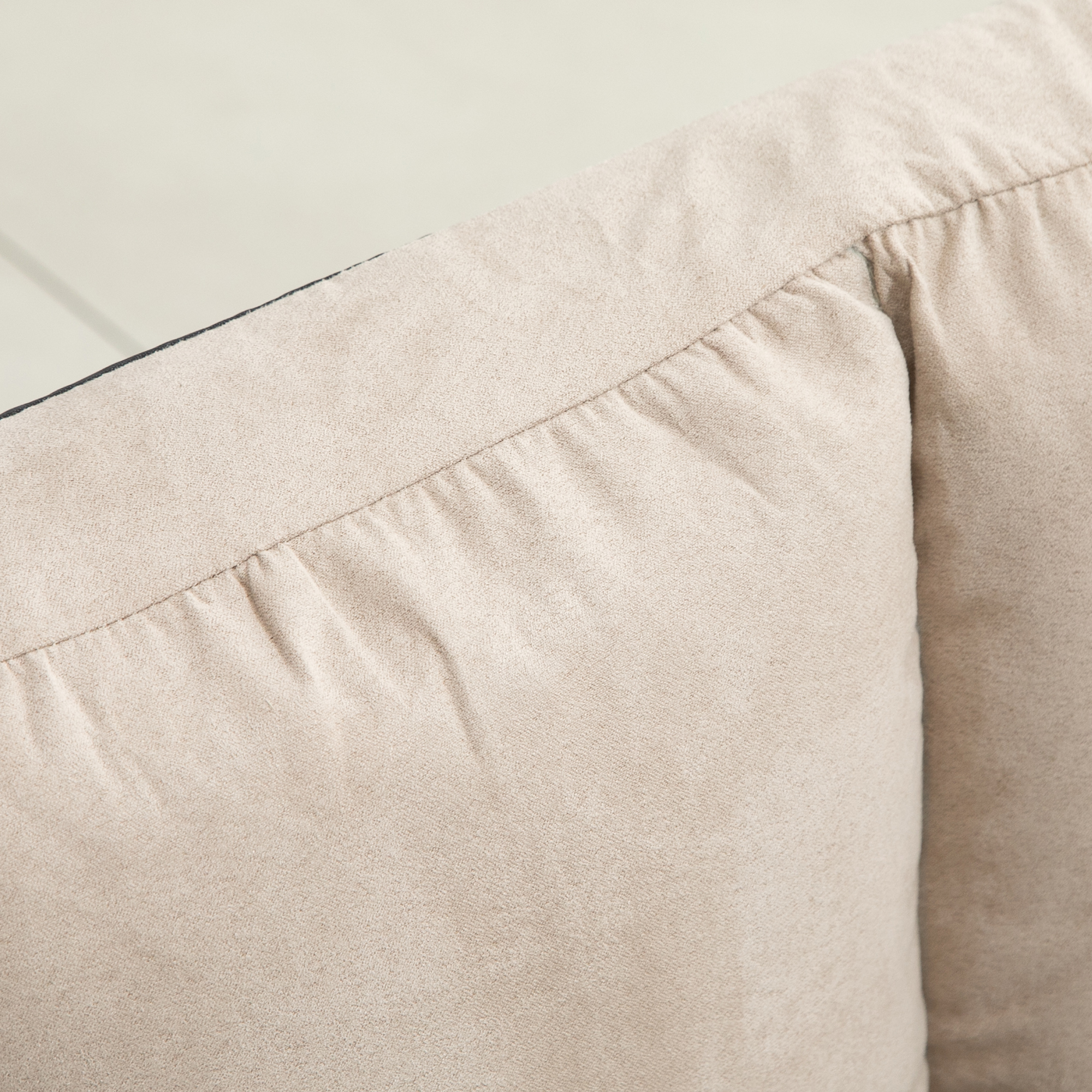 2-in-1 Vloerstoel met Verstelbare Rugleuning, 102 x 73 x 60 cm, Beige
