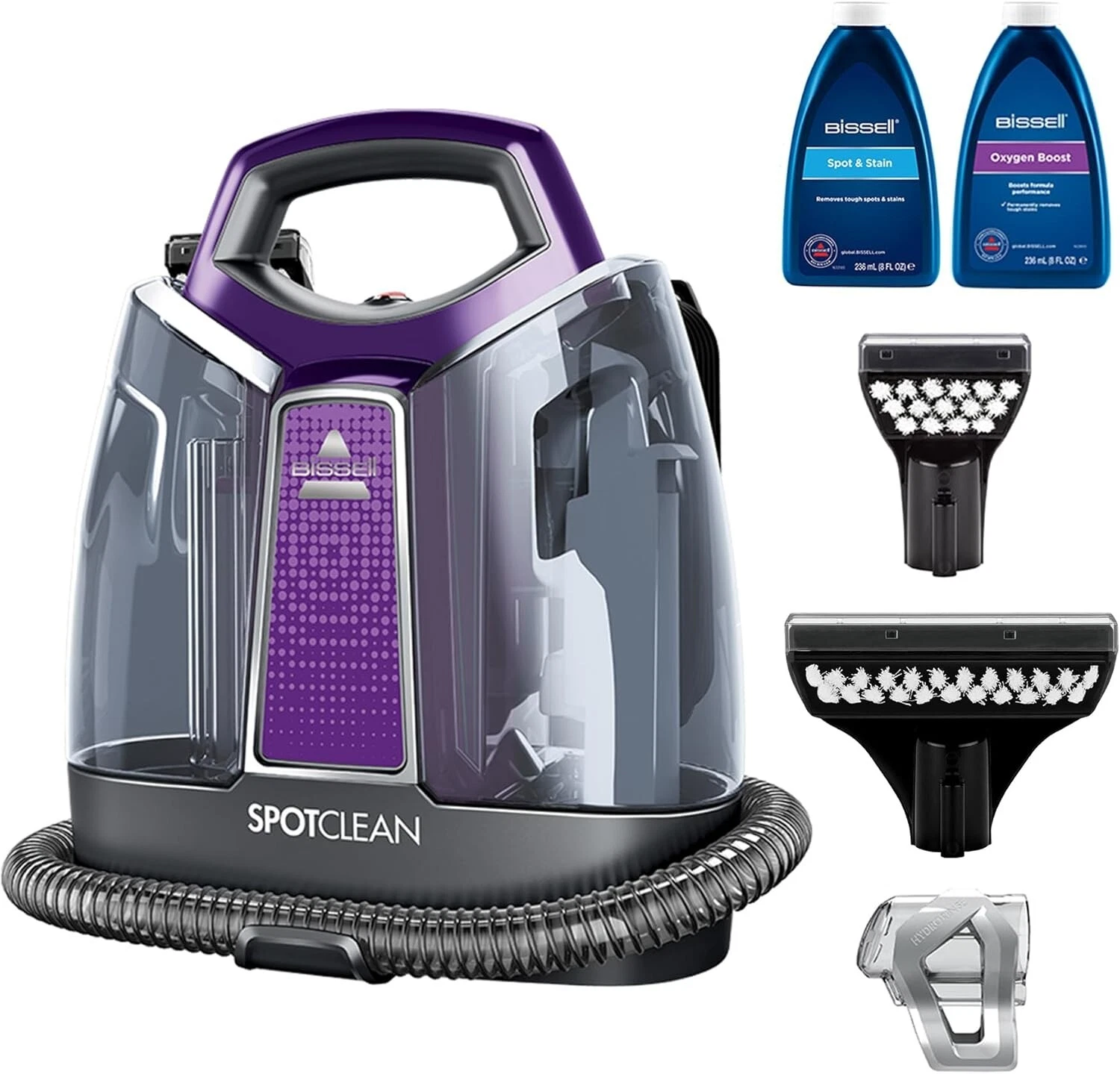 BISSELL SpotClean 36984 Draagbare Vlekkenreiniger voor Tapijt en Bekleding, Paars