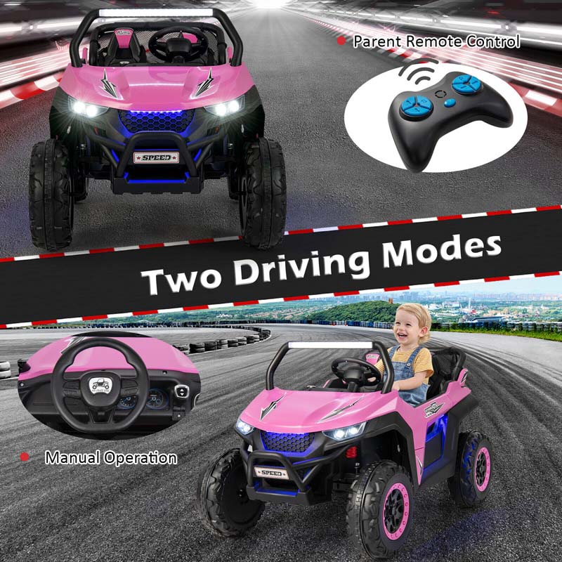 Eletriclife 12V 2-Seater Kids Ride On UTV RC Electric Vehicle Suspension