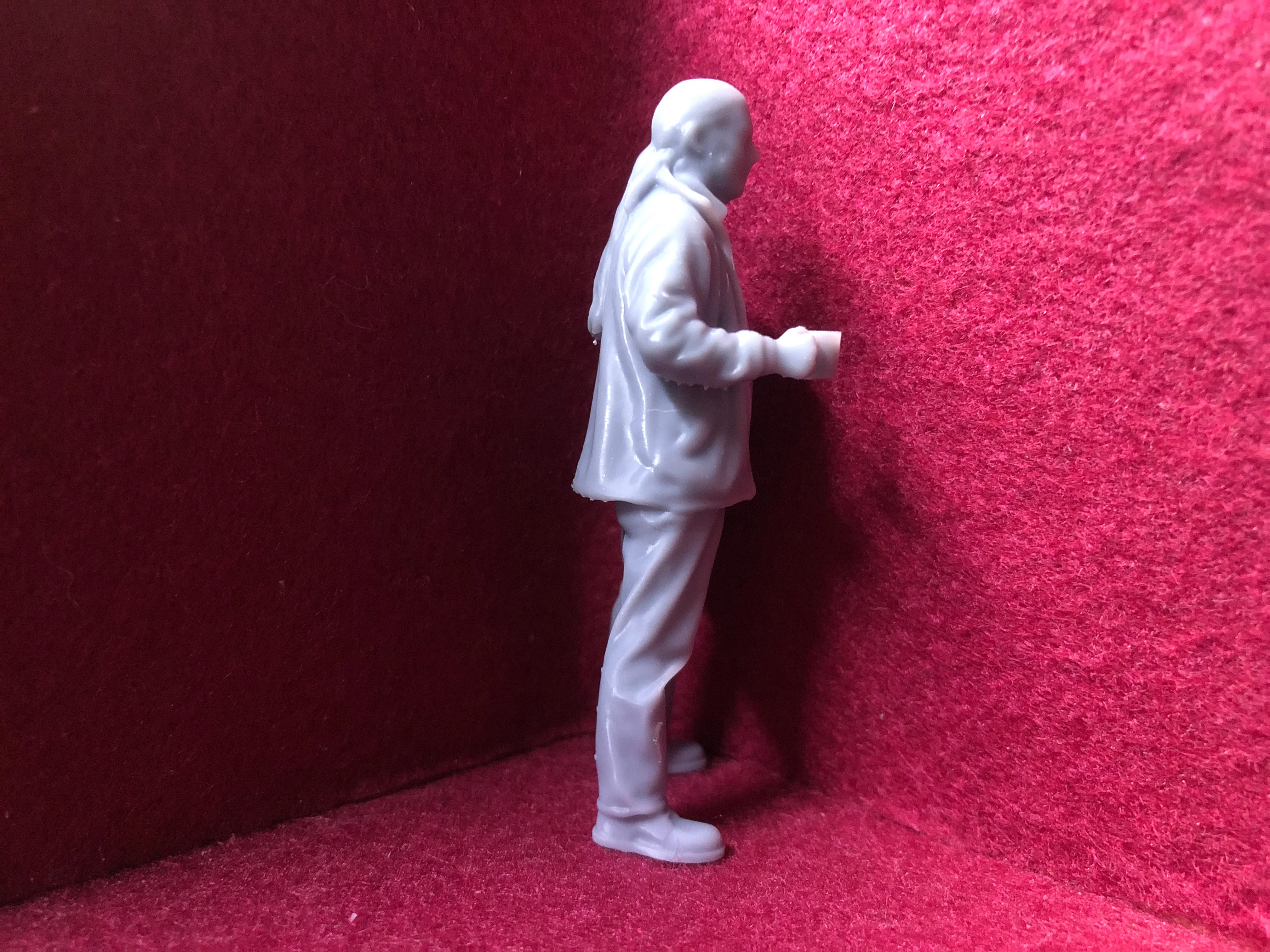 G-Scale driver figure - 3D scan of a real person - D140 (also GN15)