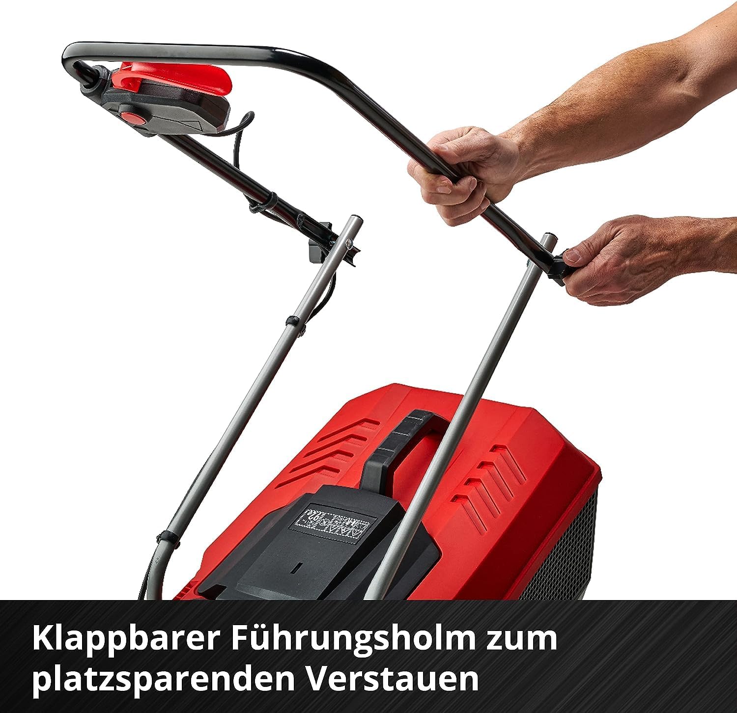 Einhell City Akku-Rasenmher GE-CM 18/30 Li Kit Power X-Change (18 V, 30 cm Schnittbreite, bis 150 m, Brushless, 25L Fangkorb, 30-70 mm Schnitthhe, inkl. 3,0 Ah Akku + Ladegert)