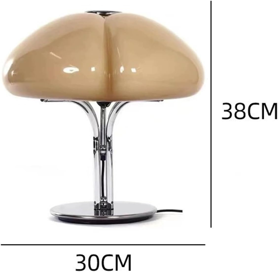 GLigeT Bürotischlampe aus Glas für Wohnzimmer, Schlafzimmer, Nachttisch, Dekoration, Dekoration für Schlafzimmer