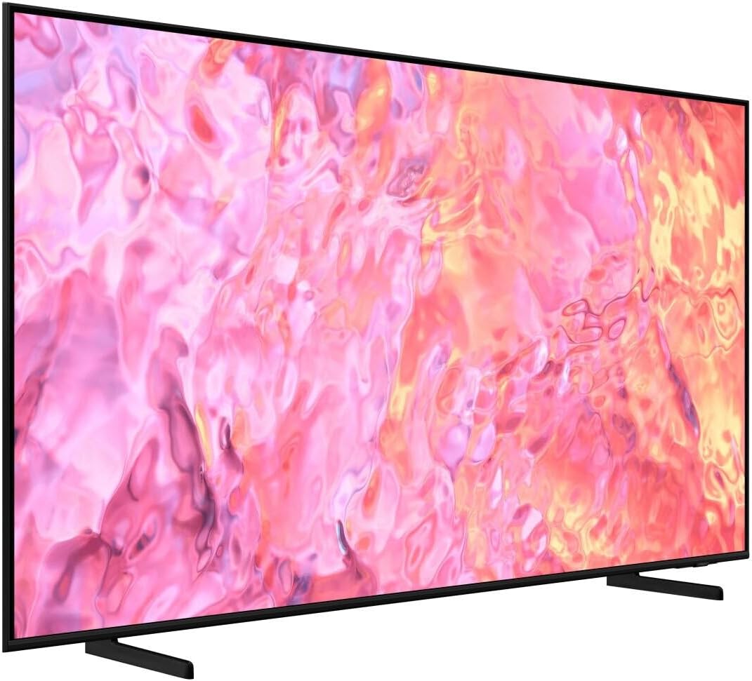 QLED 4K Q60C 55 Zoll Fernseher, Quantum-Dot-Technologie, Quantum HDR, AirSlim Design, Smart TV [2023] (55Q60C)