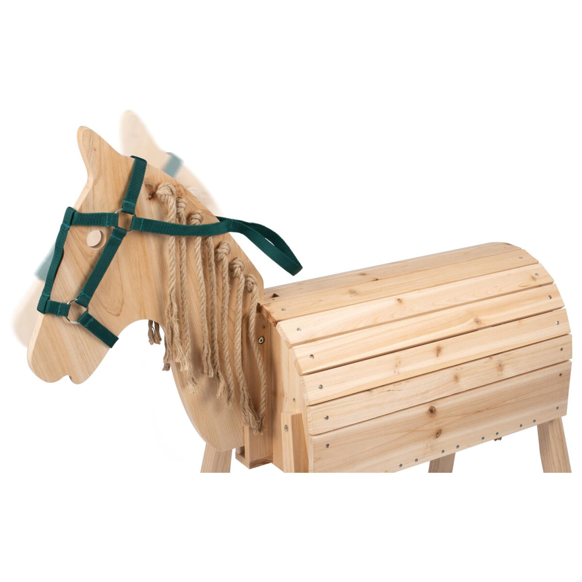 Playtive Holzpferd aus Echtholz, höhenverstellbar - B-Ware neuwertig