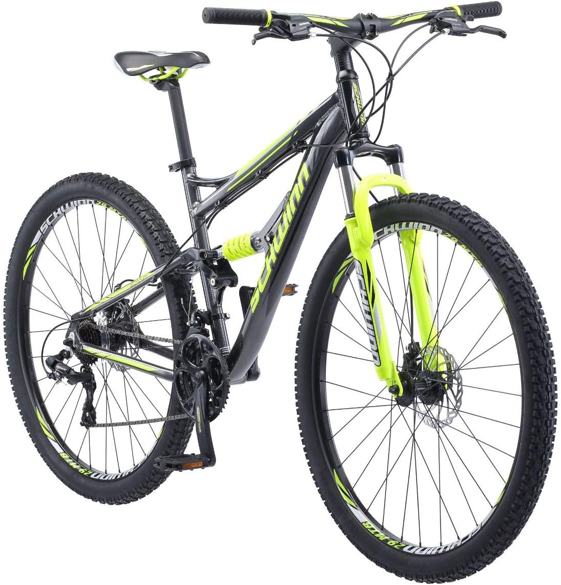 Schwinn Traxion Mountain Bike for Adult Men Women, 29-Inch Wheels, Full Suspension
