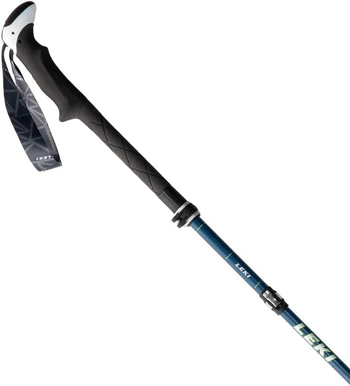 LEKI 6492063 Micro Vario Carbon AS Wanderstöcke, Blue