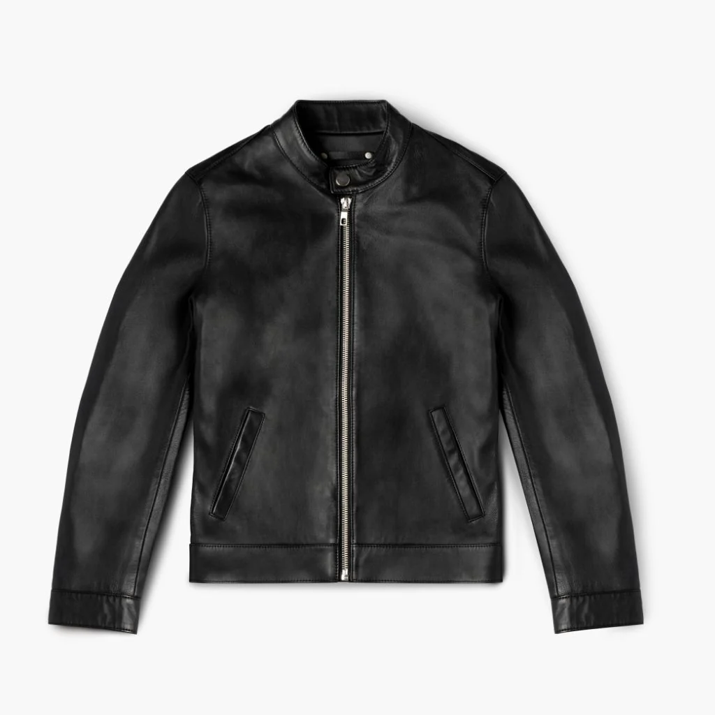 thursday boot company Men’s Thursday Boot Black Leather Racer Jacket