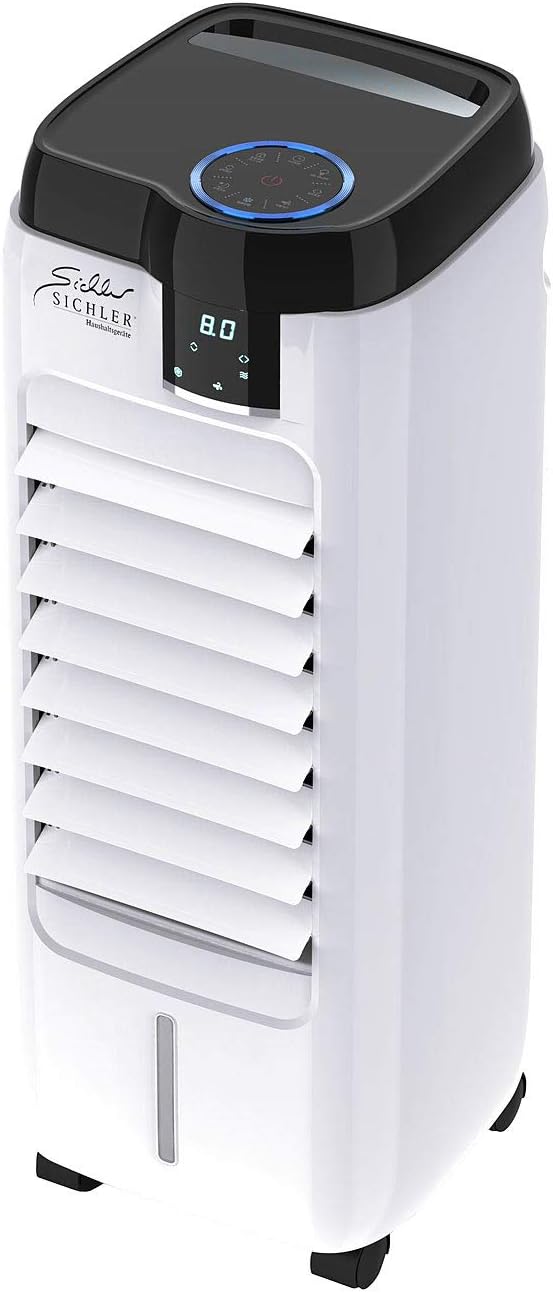 Sichler Haushaltsgeräte Peltier Klimaanlage: Verdunstungs-Luftkühler mit Oszillation & Peltier-Element, 6 l, 120 W (Klimaanlage mit Element, Mobile Klimageräte, Kühl)