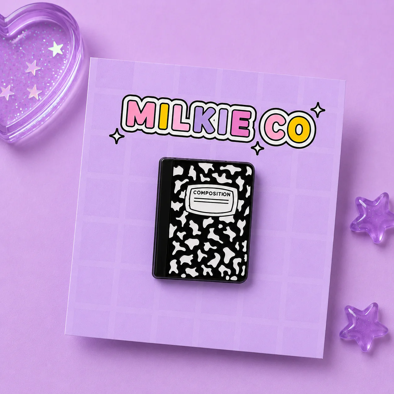 'Composition Book' Enamel Pin
