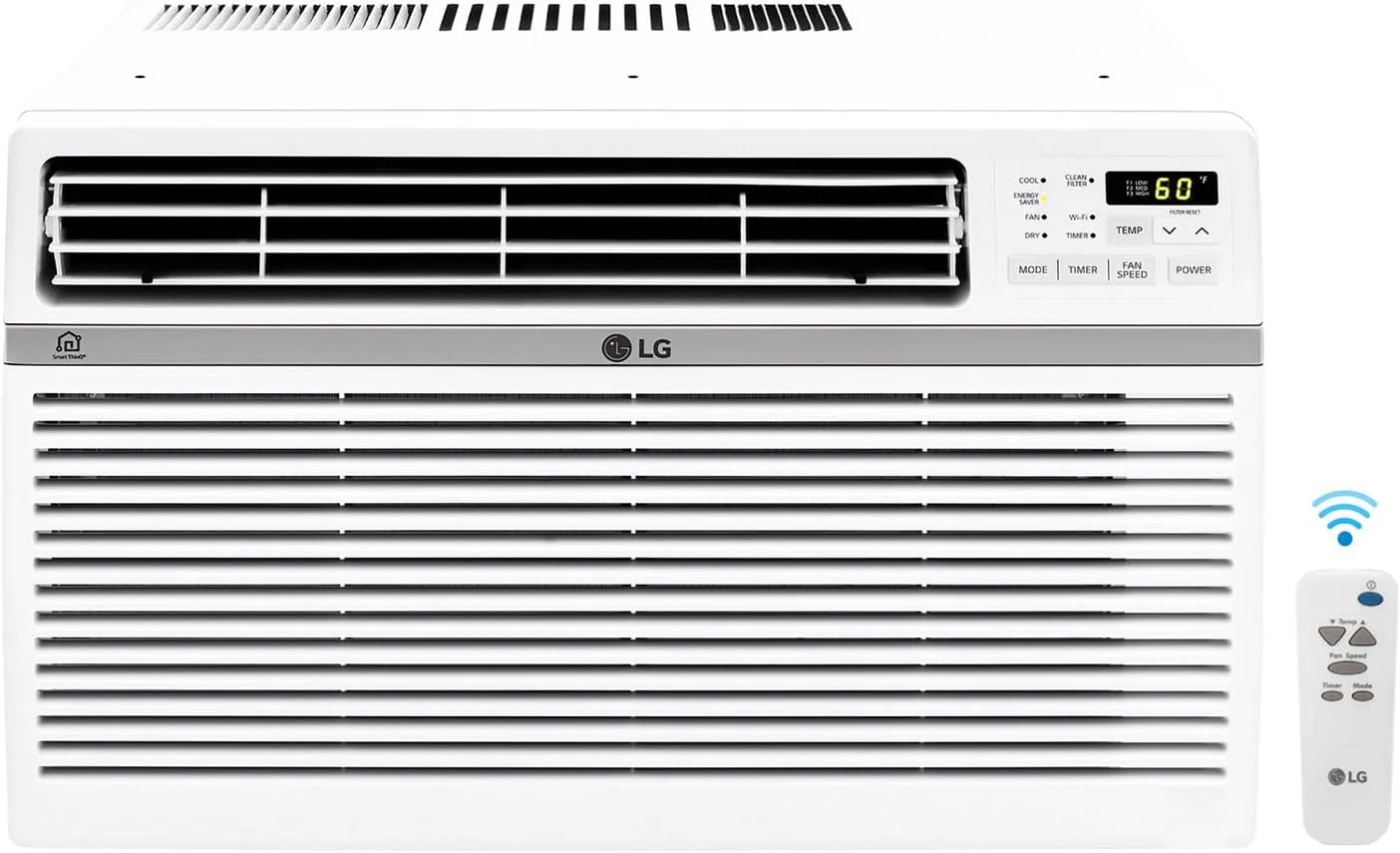 LG 5000 BTU Window Air Conditioner with Remote, Easy Mechanical Control Ultra-Quiet