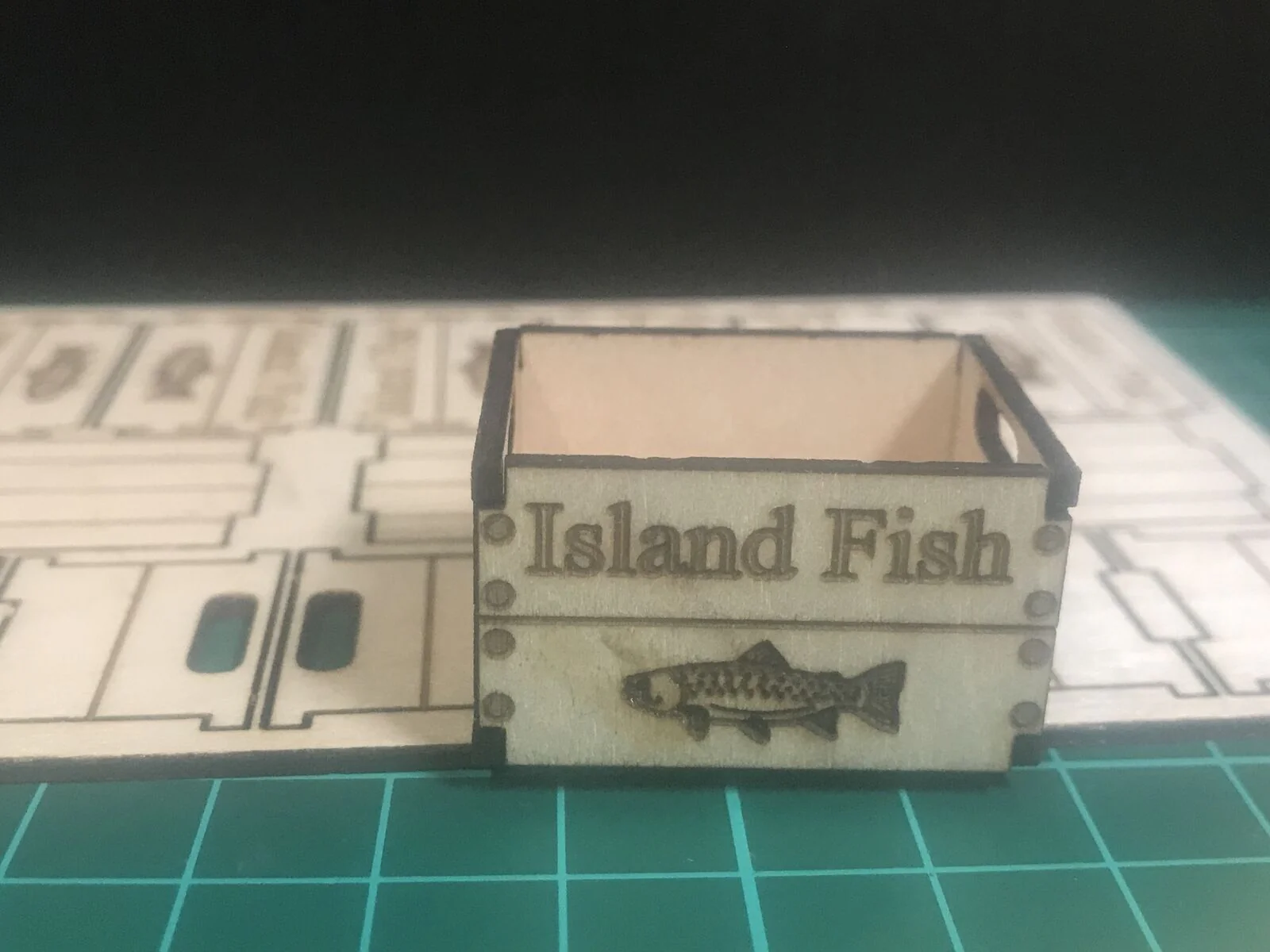 G Scale and GN15 wooden crates - 12 crates in 4 different designs