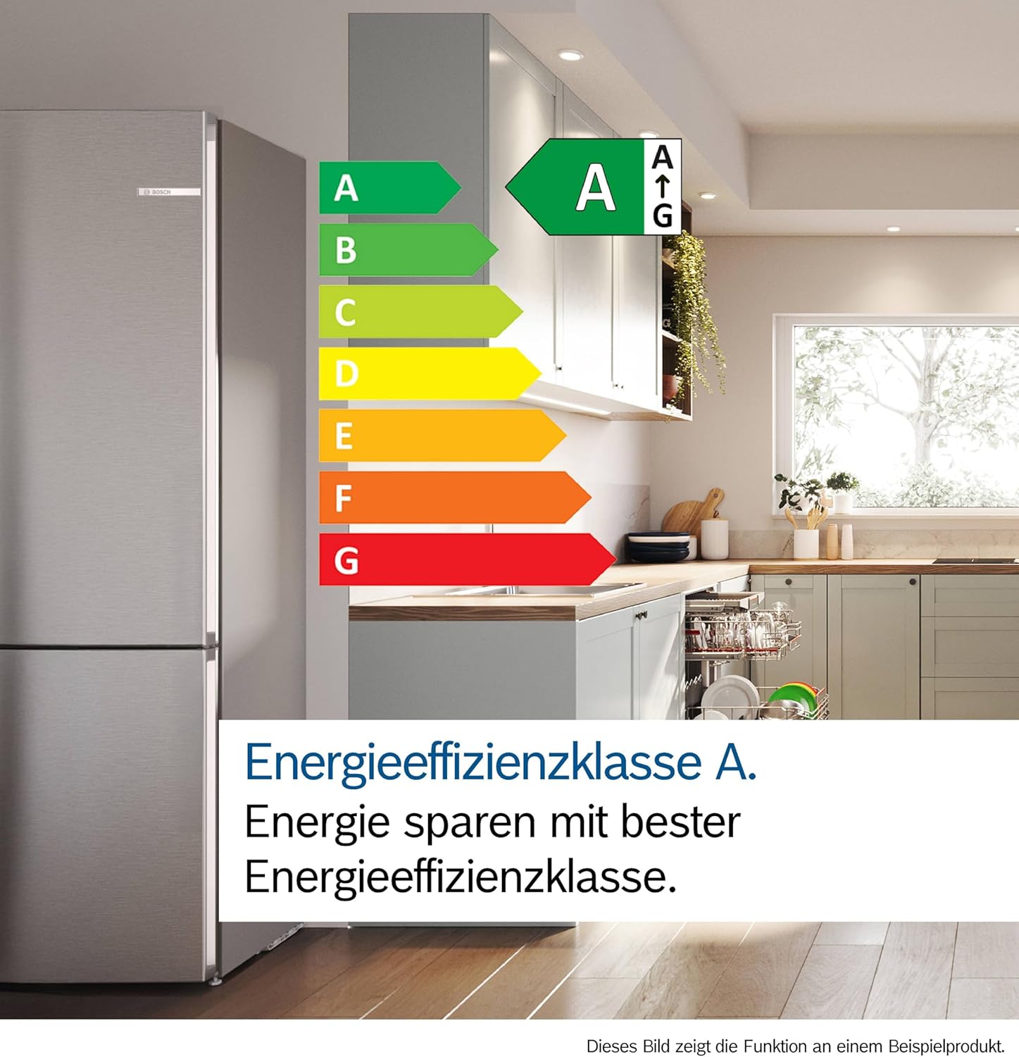 Bosch Kühl-Gefrier-Kobination 203 x 70 cm, Serie 4, KGN492IAF, 311 L Kühlen & 129 L Gefrieren, Total No Frost, längere Frische mit VitaFresh XXL, Extra leise, Gebürsteter Stahl mit AntiFingerprint