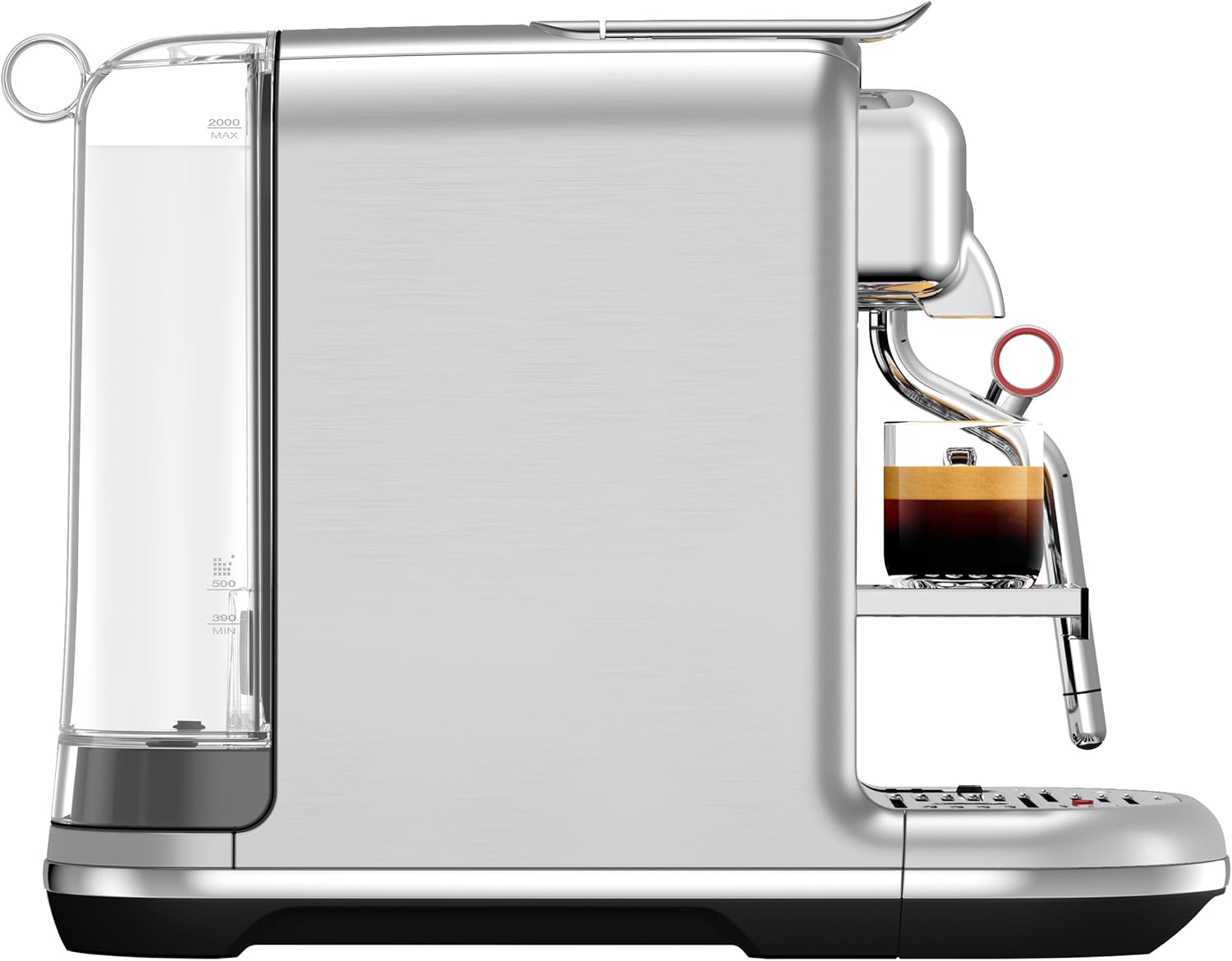 Nespresso Creatista Pro Kaffeemaschine von Sage, Edelstahl, Brushed Stainles Steel