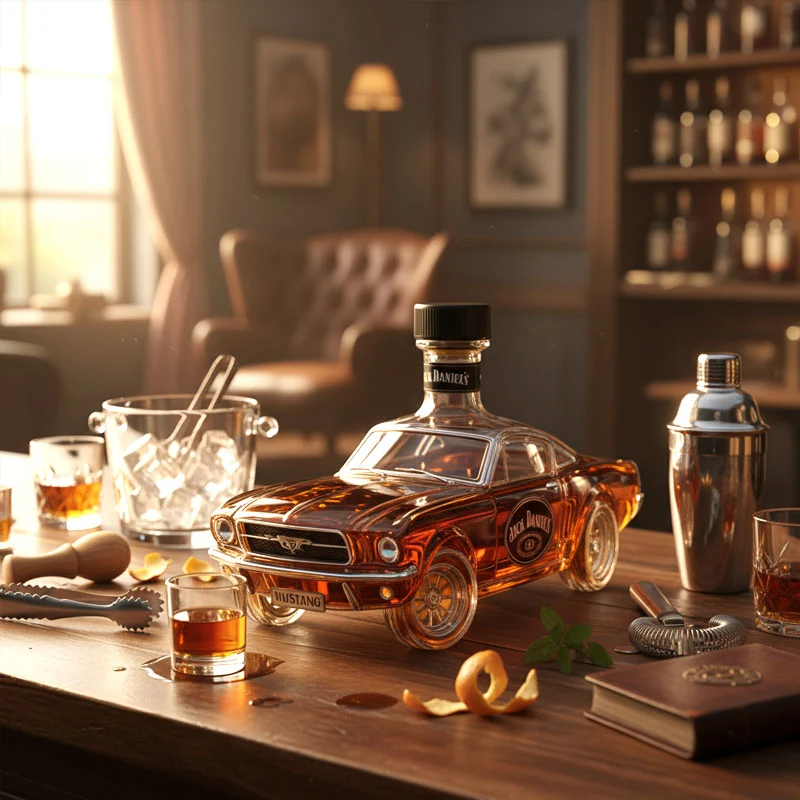Mustang Auto-Whisky-Dekanter f��r die Hausbar