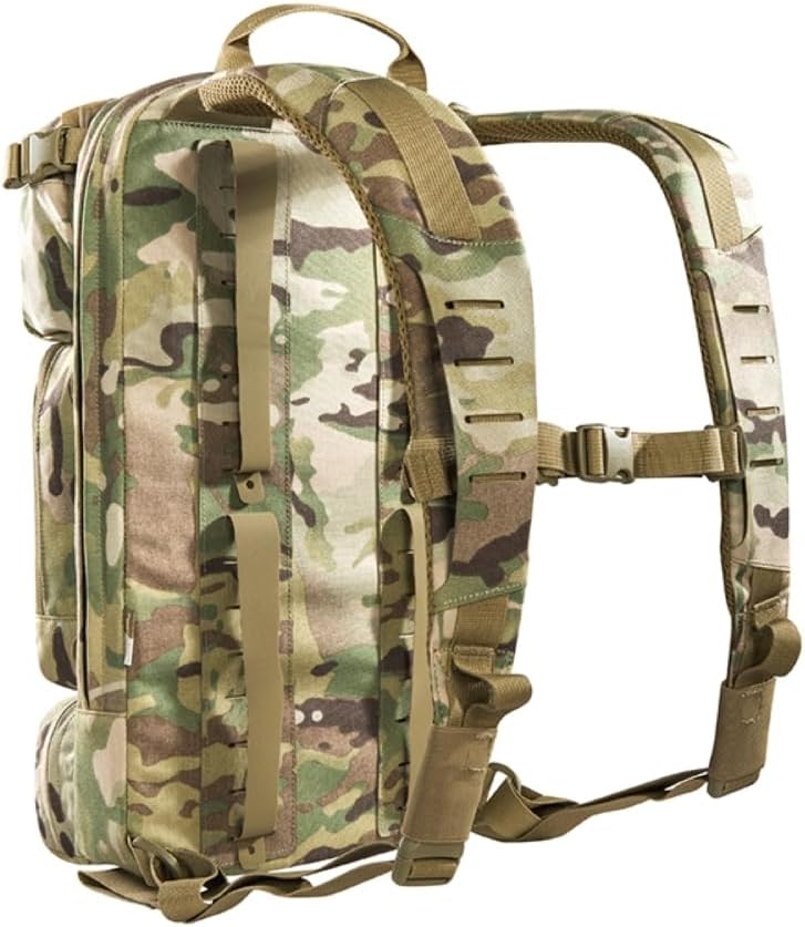 Tasmanian Tiger TT Modular Gunners Pack 14L - Leichter, taktischer Militär-Rucksack anbringbar am Plattenträger, Molle-Kompatibel mit abnehmbaren Pouches und Magazin-Taschen
