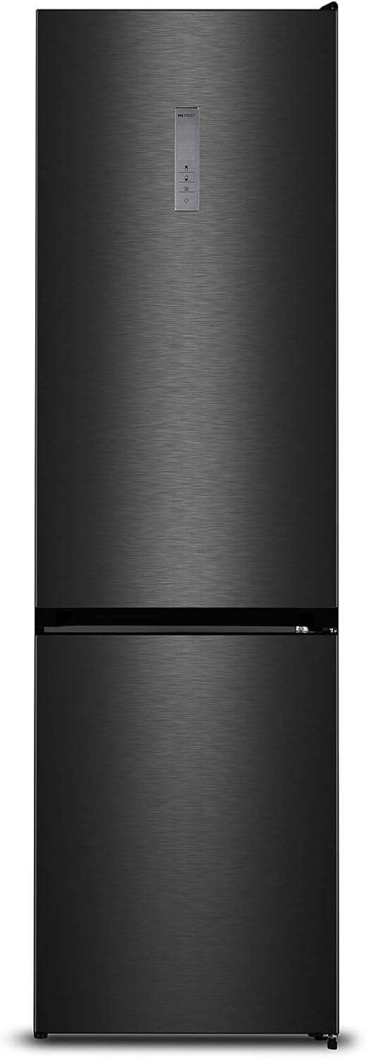 Hisense RB327N4AD2 Kühl-Gefrierkombination/ NoFrostPlus/ Multiflow 360°/ HolidayMode/ FreshZone/ 182,4 cm/ Kühlteil 171 l/ Gefrierteil 85 l/ 41 dB/ 287 kWh/ Jahr/ Edelstahl-Look