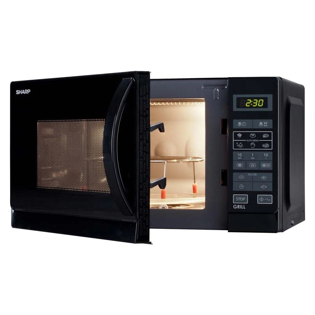 Sharp R-642 BKW Magnetron met Grill �C Zwart